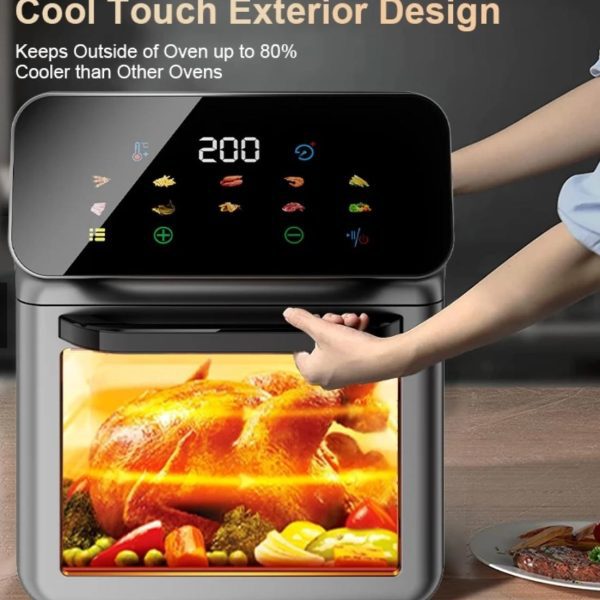 Yowxii Smart LCD Air Fryer 16L Microwave Baking Oven Large Capacity Oven Toaster Kitchen Appliances